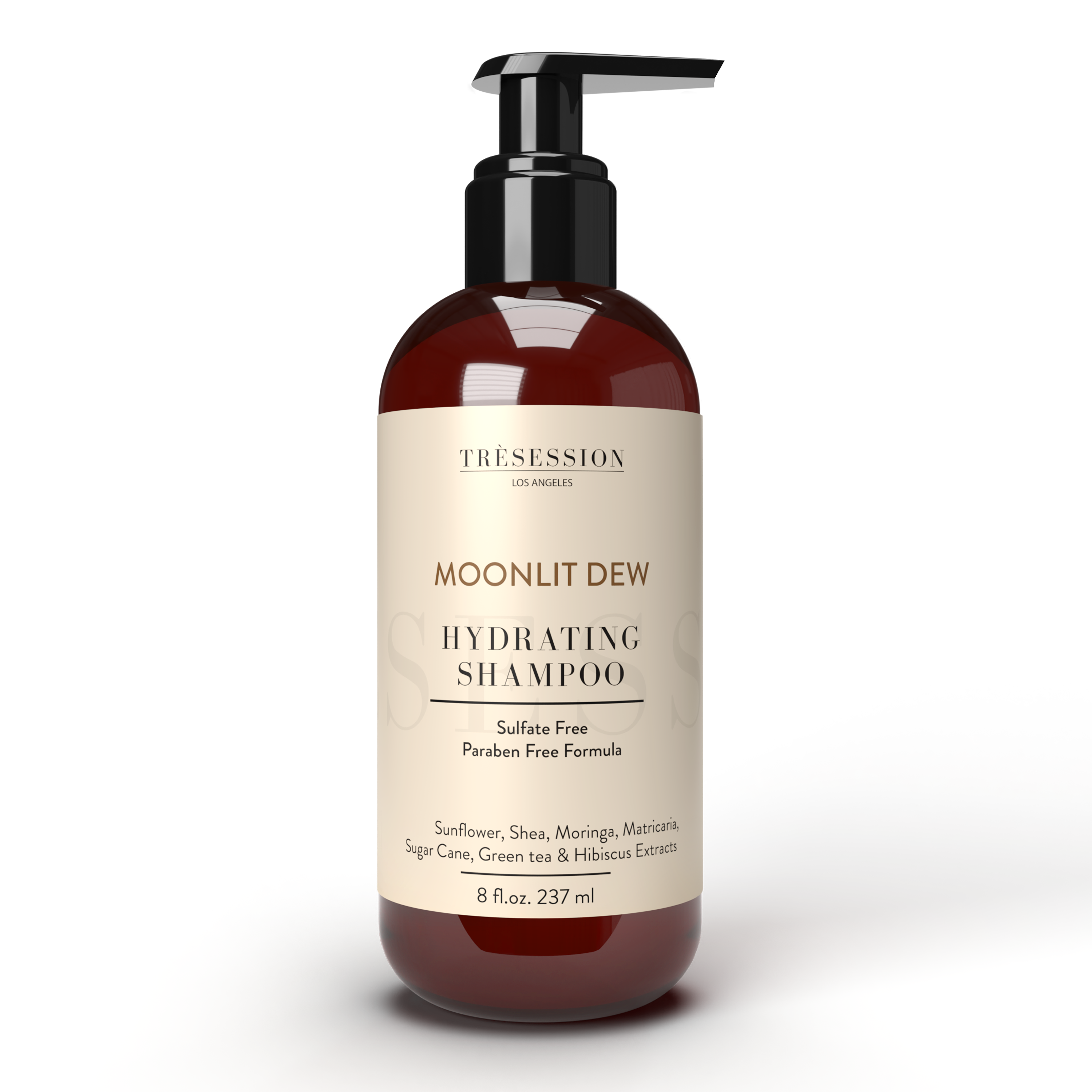 MONLIT DEW Hydrating Shampoo | For All Hair Types | Paraben-Free & Sulfate-Free 8 FL OZ