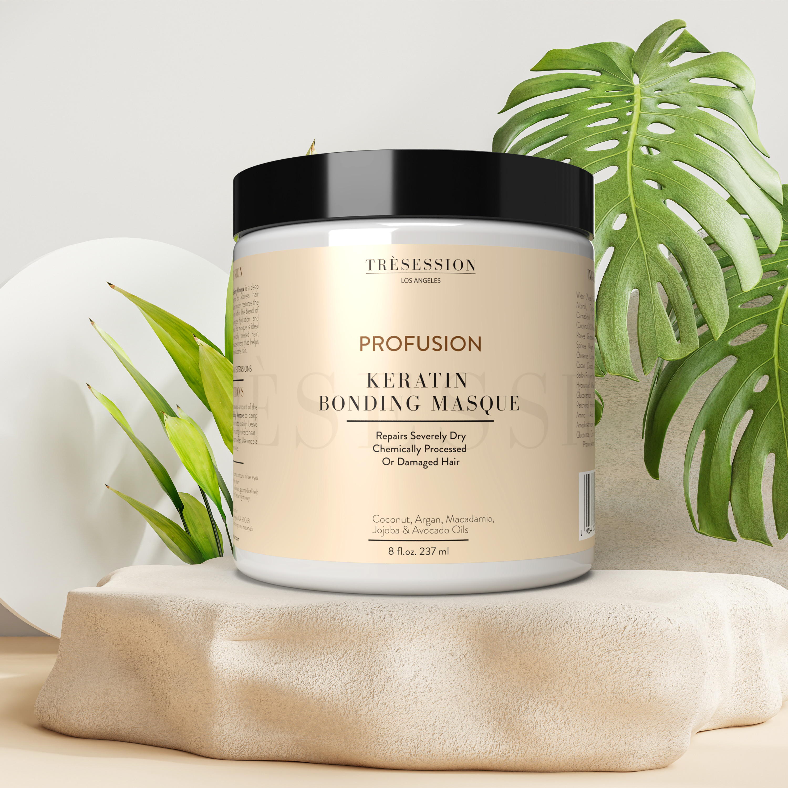 PROFUSION Keratin Bonding Masque | Repairs Dry, Damaged & Chemically Treated Hair 8 FL OZ