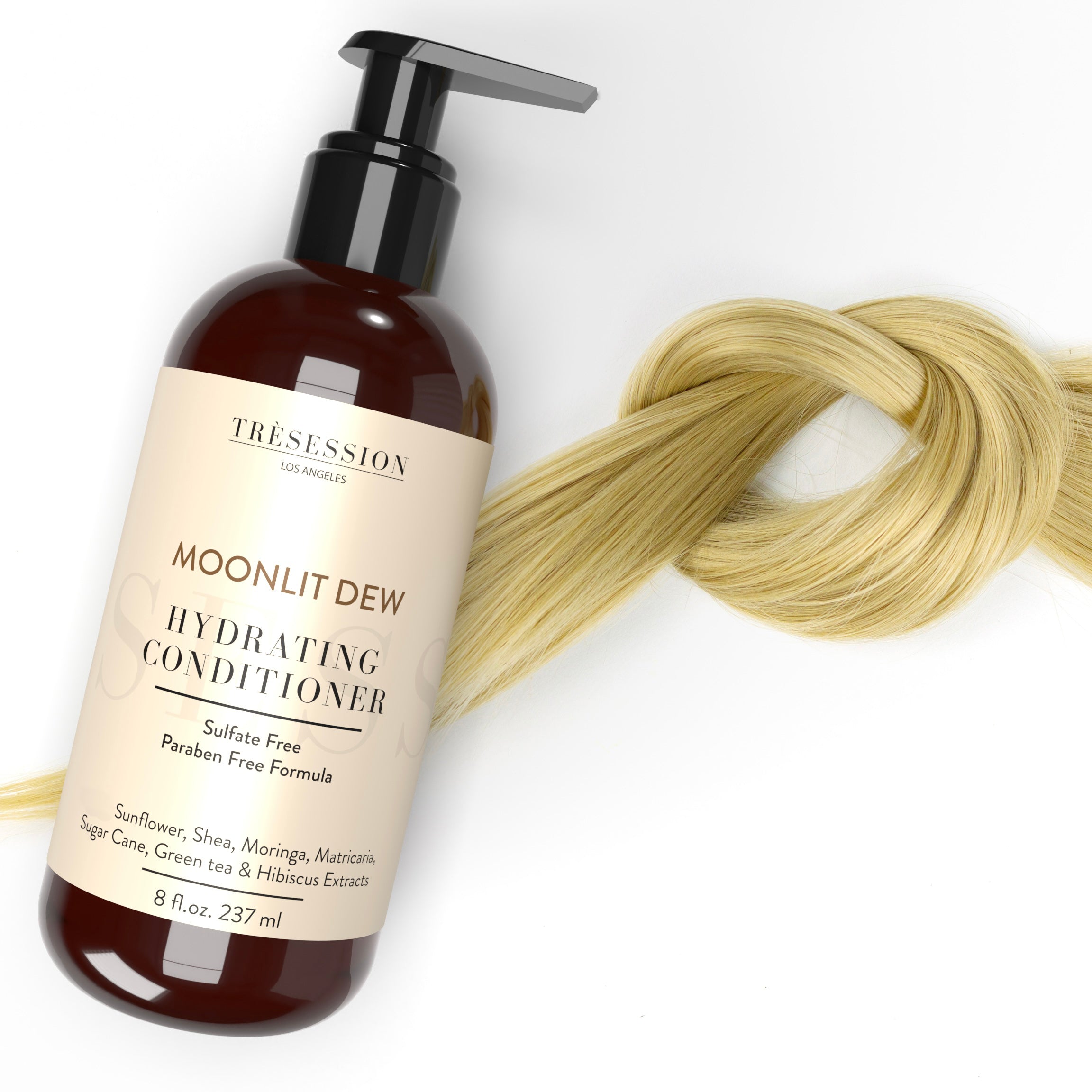 MONLIT DEW Hydrating Conditioner | For All Hair Types| Moisturizes And Reduces Frizz | Sulfate & Paraben Free 8 OZ